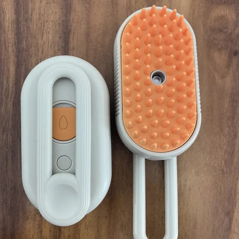 3-in-1 Steam Brush - Steam Cat Comb - Water Pet Brush