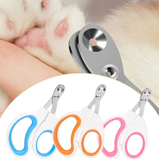 Professional Pet Nail Clipper - Grooming Scissors for Cats & Small Dogs - Stainless Steel