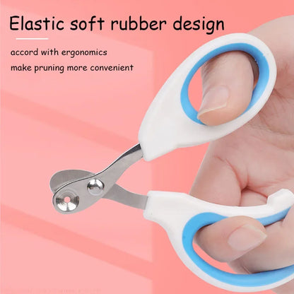 Professional Pet Nail Clipper - Grooming Scissors for Cats & Small Dogs - Stainless Steel